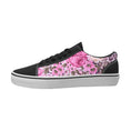 Load image into Gallery viewer, Cheetah Pink, Women's Lace-Up Canvas Sneakers