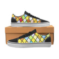 Load image into Gallery viewer, Stained Glass, Women's Lace-Up Canvas Sneakers