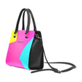 Load image into Gallery viewer, Eighties stripe, leather shoulder handbag
