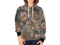 Load image into Gallery viewer, Camo Flowers, Premium Blend Hoodie