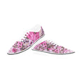 Load image into Gallery viewer, Cheetah Pink, Women's Classic Canvas Low Top Sneakers