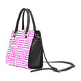 Load image into Gallery viewer, Pink Maze, leather shoulder handbag