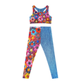 Load image into Gallery viewer, Denim Garden, Leggings and Sports Bra Full Set