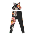 Load image into Gallery viewer, My Flowers, Leggings and Sports Bra Full Set