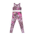 Load image into Gallery viewer, Cheetah Pink, Leggings and Sports Bra Full Set