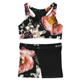 Load image into Gallery viewer, My Flowers, Shorts and Sports Bra Full Set