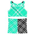 Load image into Gallery viewer, Breakfast at Tiffanys, Shorts and Sports Bra Full Set