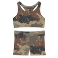 Load image into Gallery viewer, Jungle Camo, Shorts and Sports Bra Full Set