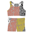 Load image into Gallery viewer, Patchwork, Shorts and Sports Bra Full Set