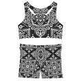 Load image into Gallery viewer, Dark Heart, Shorts and Sports Bra Full Set