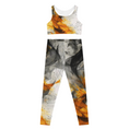 Load image into Gallery viewer, Smoke and Fire, Leggings and Sports Bra Full Set