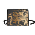 Load image into Gallery viewer, Gold Boa, canvas purse