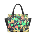 Load image into Gallery viewer, Puzzle pieces, leather shoulder handbag