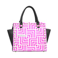 Load image into Gallery viewer, Pink Maze, leather shoulder handbag