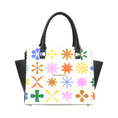 Load image into Gallery viewer, Snowflakes, leather shoulder handbag
