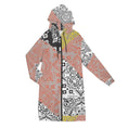 Load image into Gallery viewer, Patchwork, zip up long hoodie