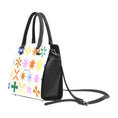 Load image into Gallery viewer, Snowflakes, leather shoulder handbag