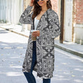 Load image into Gallery viewer, Dark Heart, zip up long hoodie