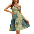 Load image into Gallery viewer, Lemon wedge, elegant strap dress