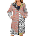 Load image into Gallery viewer, Patchwork, zip up long hoodie