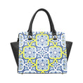 Load image into Gallery viewer, Spanish tile, leather shoulder handbag