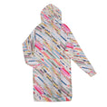 Load image into Gallery viewer, Tilted quilt, zip up long hoodie