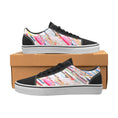 Load image into Gallery viewer, Tilted Quilt, Women's Lace-Up Canvas Sneakers