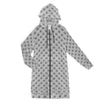 Load image into Gallery viewer, Silver snake, zip up long hoodie