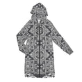 Load image into Gallery viewer, Dark Heart, zip up long hoodie