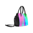 Load image into Gallery viewer, Disco glow, leather shoulder handbag