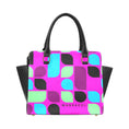 Load image into Gallery viewer, Pink and pastel, leather shoulder handbag