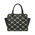 Load image into Gallery viewer, Green bloom, leather shoulder handbag