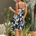 Load image into Gallery viewer, Skull garden, elegant strap dress