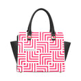 Load image into Gallery viewer, Red Maze, leather shoulder handbag