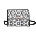 Load image into Gallery viewer, Charcoal and Lace, canvas purse