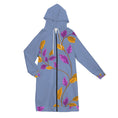Load image into Gallery viewer, Gold leaf, zip up long hoodie