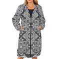 Load image into Gallery viewer, Dark Heart, zip up long hoodie