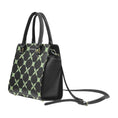 Load image into Gallery viewer, Green bloom, leather shoulder handbag