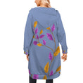 Load image into Gallery viewer, Gold leaf, zip up long hoodie