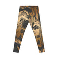 Load image into Gallery viewer, Gold Boa, Leggings and Sports Bra Full Set