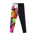 Load image into Gallery viewer, Neon Flowers, Leggings and Sports Bra Full Set