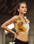 Load image into Gallery viewer, Smoke and Fire, Seamless Sports Bra