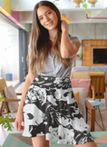 Load image into Gallery viewer, Skull Garden, Skort Set