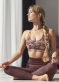 Load image into Gallery viewer, Crimson, Seamless Sports Bra