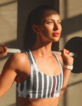 Load image into Gallery viewer, Zebra Stripe, Leggings and Sports Bra Full Set