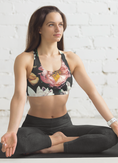 Load image into Gallery viewer, My Flowers, Shorts and Sports Bra Full Set