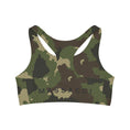 Load image into Gallery viewer, Camo Dot, Seamless Sports Bra