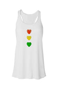 Load image into Gallery viewer, Green Means Go, Flowy Racerback Tank