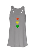 Load image into Gallery viewer, Green Means Go, Flowy Racerback Tank