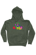 Load image into Gallery viewer, Gas Mask heavyweight pullover hoodie one sided